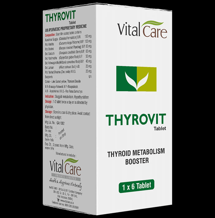 Vital Care Thyrovit Tablet - Classic Derma
