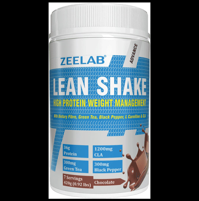 Zee Laboratories Lean Shake Whey Protien Chocolate - Classic Derma