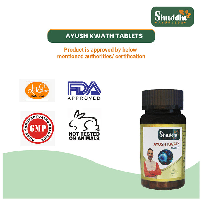 Shuddhi Ayurveda Ayush Kwath Tablet