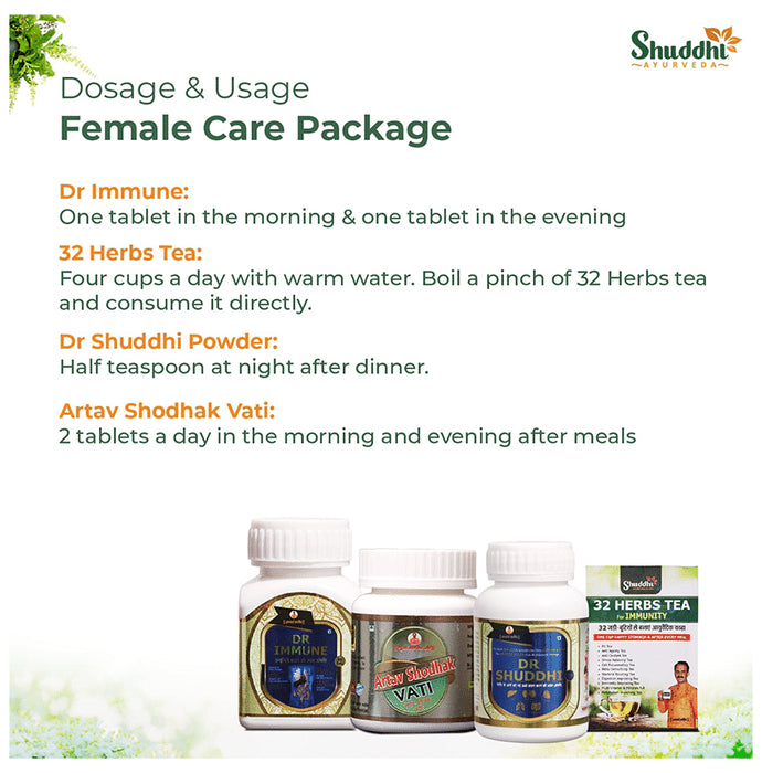 Shuddhi Ayurveda Female Care Package