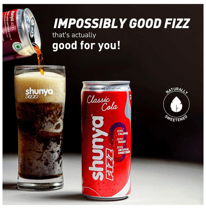 Shunya Fizz (300ml Each) Classic Cola