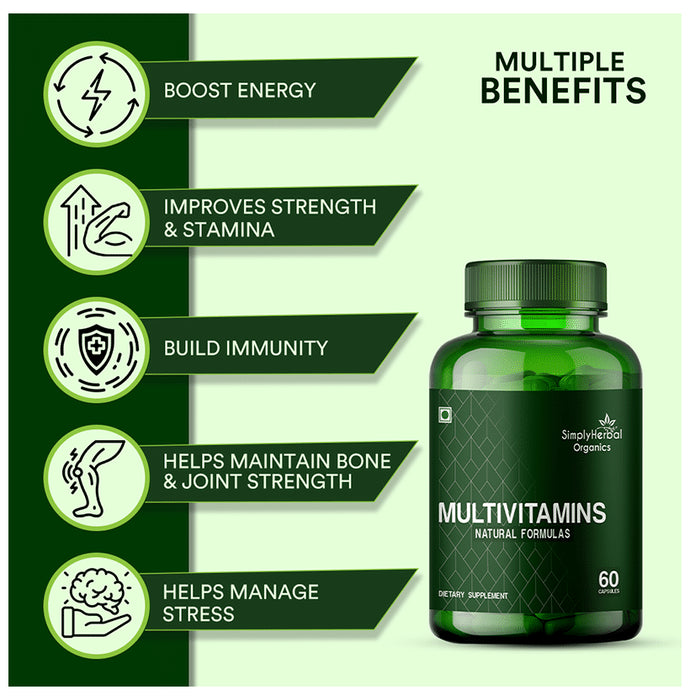 Simply Herbal Organics Multivitamins Capsule