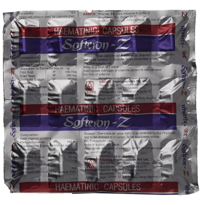 Softeron -Z Haematinic Capsule