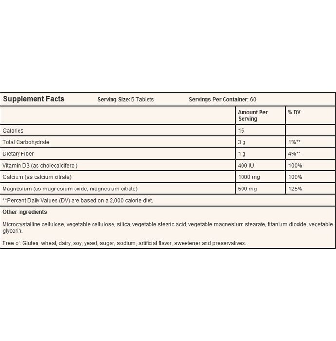 Solgar Calcium Magnesium with Vitamin D3 Tablet