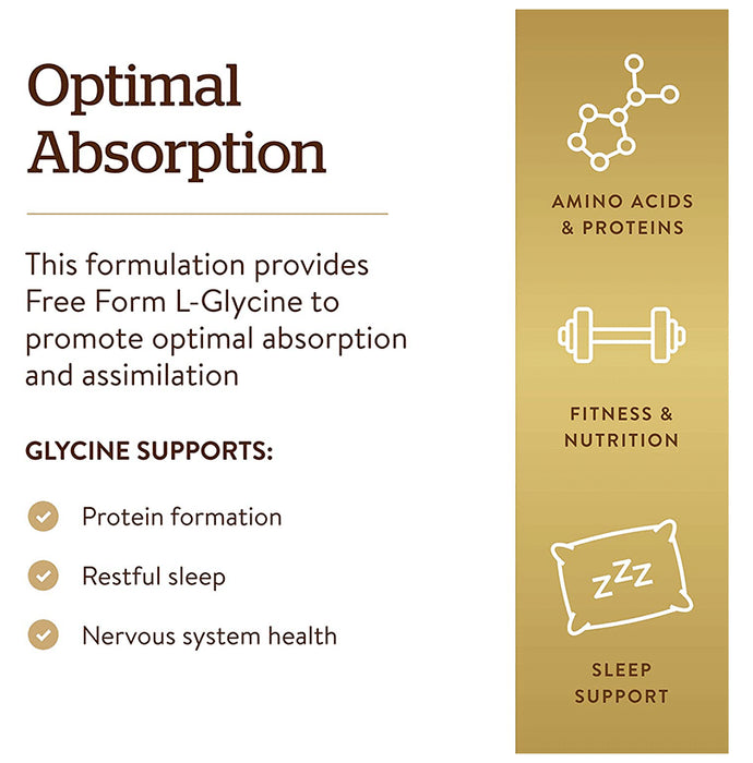 Solgar Glycine 500mg Vegetable Capsule