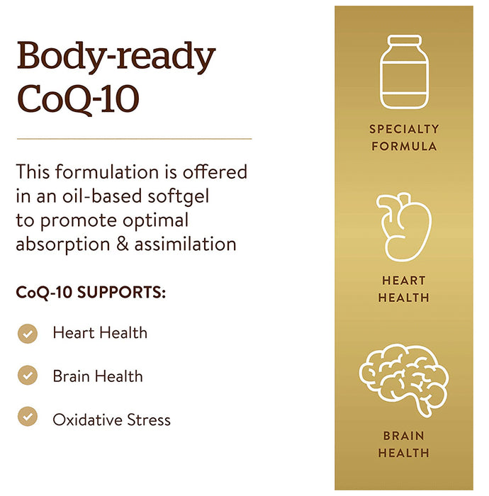 Solgar Megasorb coq 10 400mg Softgel