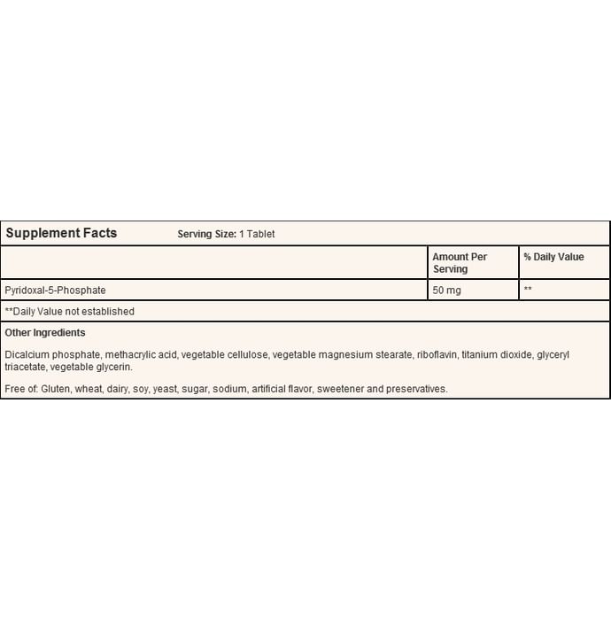 Solgar P-5-P 50mg Tablet