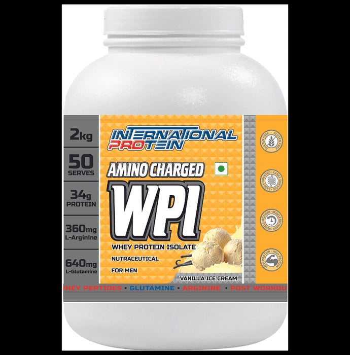 International Protein Amino Charged WPI Powder Vanilla Icecream - Classic Derma