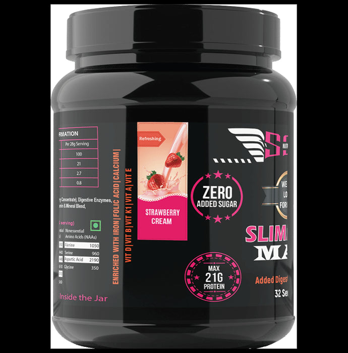 SOS Nutrition Slimming Max Weight Loss Formula for Women Strawberry Cream