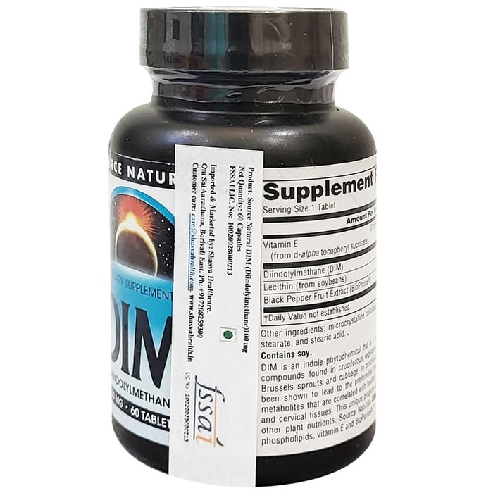 Source Naturals DIM Diindolylmethane Tablet