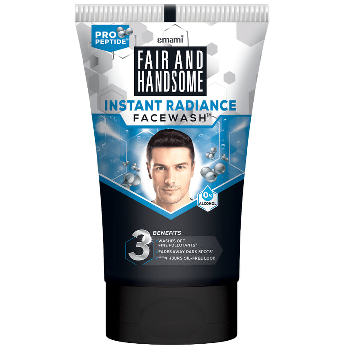 Emami Fair and Handsome Instant Radiance Face Wash - Classic Derma