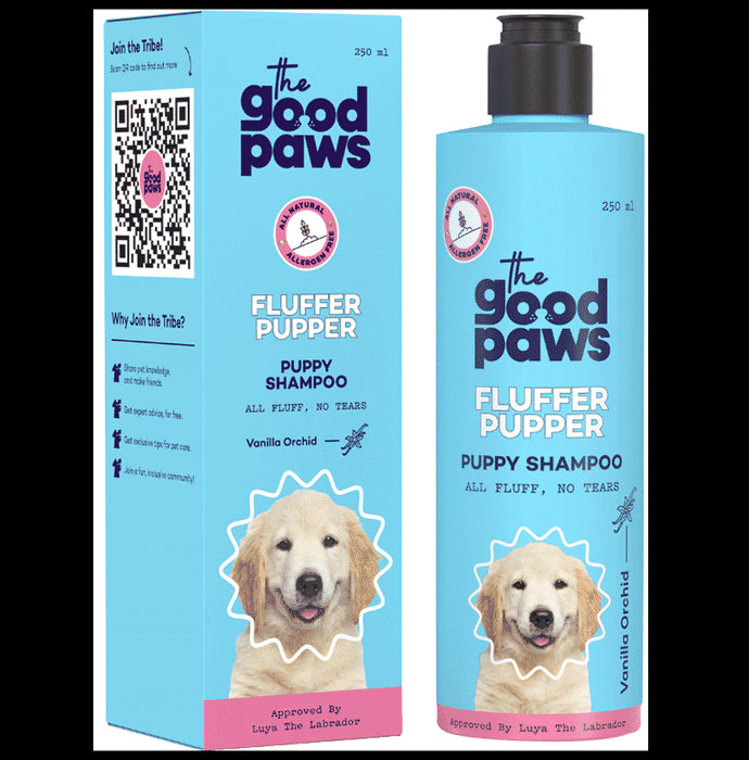 The Good Paws Fluffer Pupper Puppy Shampoo for Dog - Classic Derma