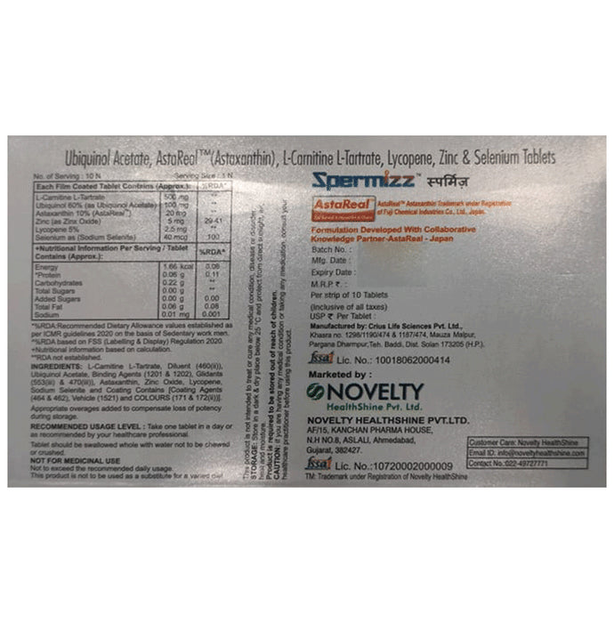 Spermizz Tablet