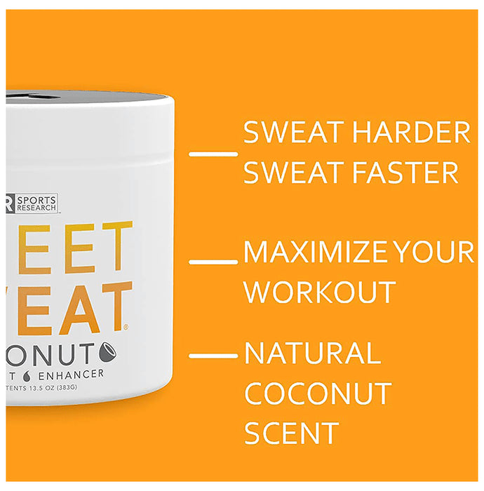 Sports Research Sweet Sweat Workout Enhancer Cream Coconut