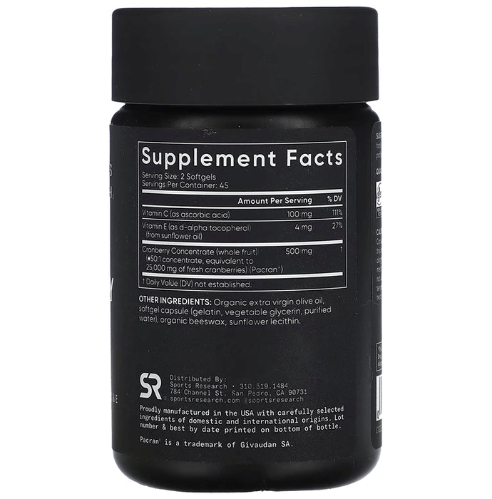 Sports Research Tart Cherry Softgels