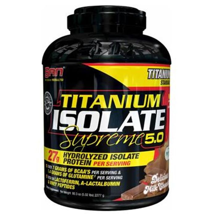 SAN Titanium Isolate Supreme 5.0 Delicious Milk Chocolate - Classic Derma
