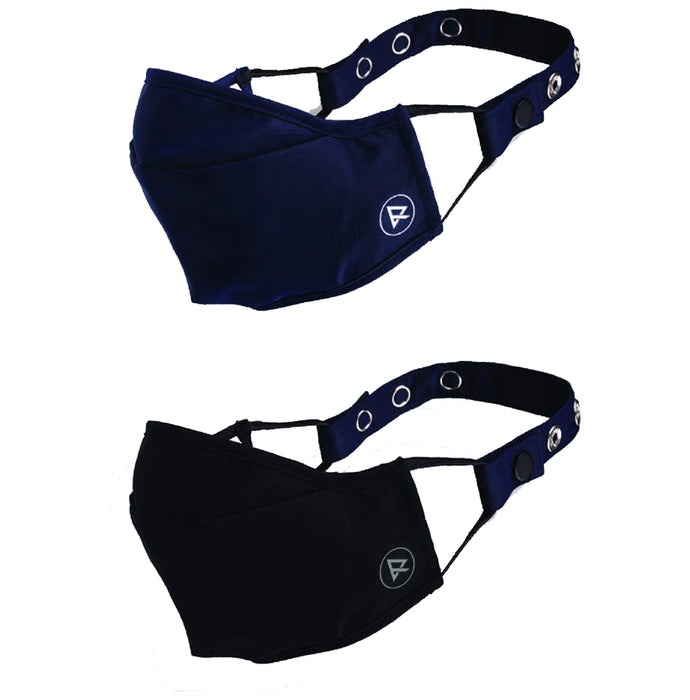 Zero Risque In-Built Antivirus and Antibacterial Treated Face Mask with Headband Adjuster - Classic Derma