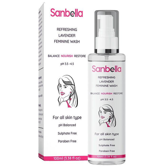 Sanbella Refreshing Feminine Wash Lavender - Classic Derma