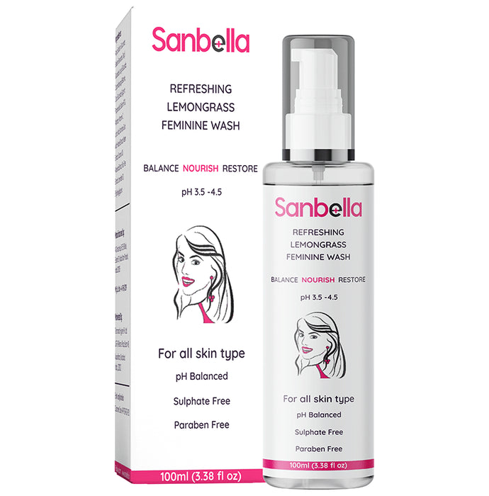 Sanbella Refreshing Feminine Wash Lemongrass - Classic Derma