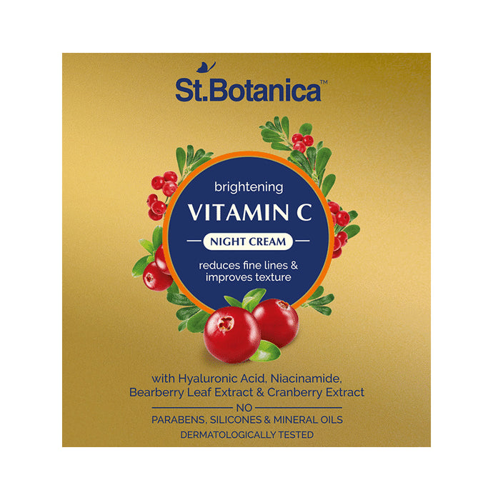 St.Botanica Vitamin C, E & Hyaluronic Acid Brightening Night Cream