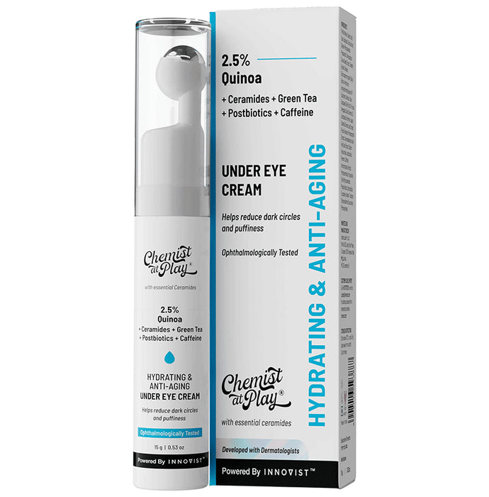 Chemist At Play At Play Hydrating & Anti Aging Under Eye Cream for Dark Circles & Puffiness | For Eye Care Eye Cream - Classic Derma