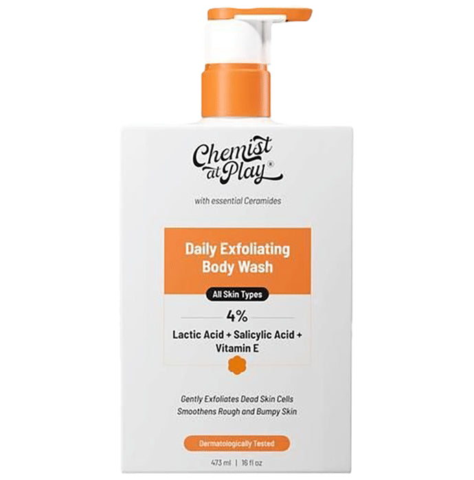 Chemist At Play With Essential Ceramides Daily Exfoliating 4% Body Wash - Classic Derma