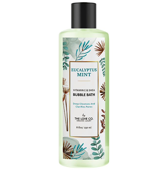 The Love Co. Eucalyptus Mint Bubble Bath - Classic Derma