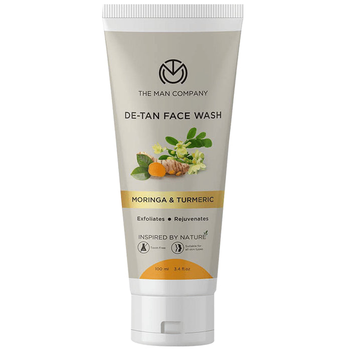 The Man Company De-Tan Moringa & Turmeric Face Wash - Classic Derma