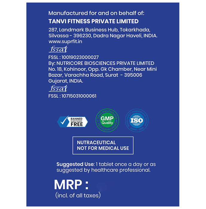 Superfit Biotin Effervescent Tablet Blueberry