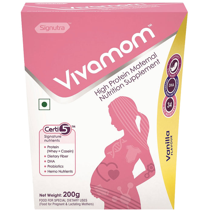 Vivamom High Protein Maternal Supplement | Flavour Vanilla Powder - Classic Derma