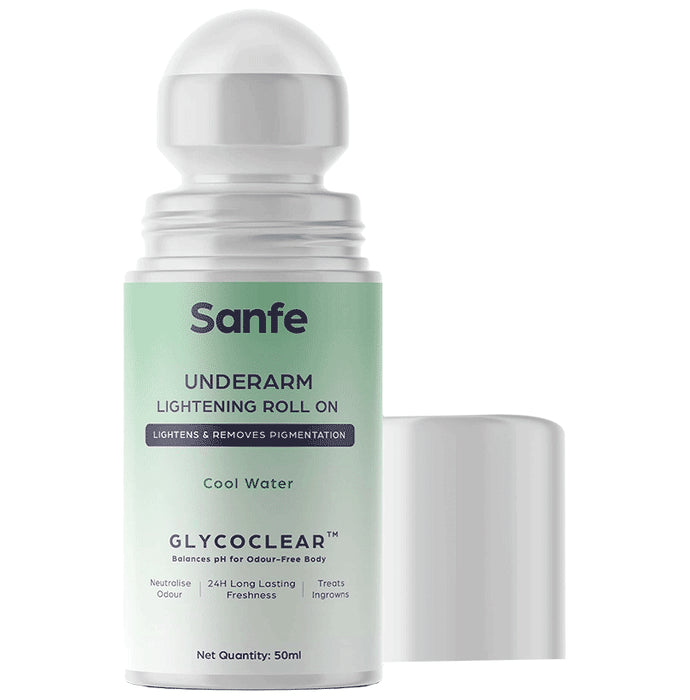 Sanfe Underarm Lightening Roll On for Women - Classic Derma