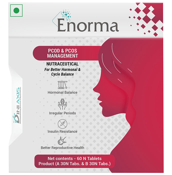 Enorma PCOD & PCOS Management Nutraceutical Tablet (30 Each) - Classic Derma