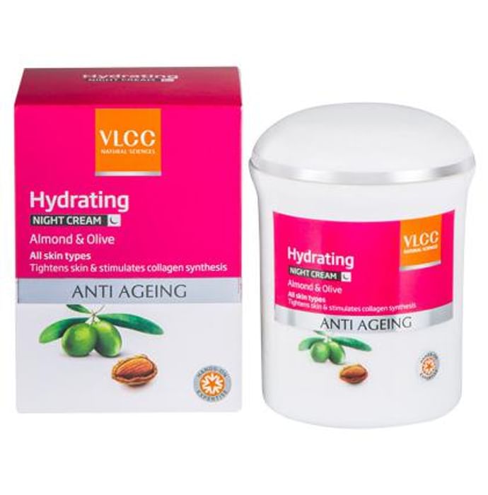 VLCC Anti Ageing Hydrating Night Cream - Classic Derma