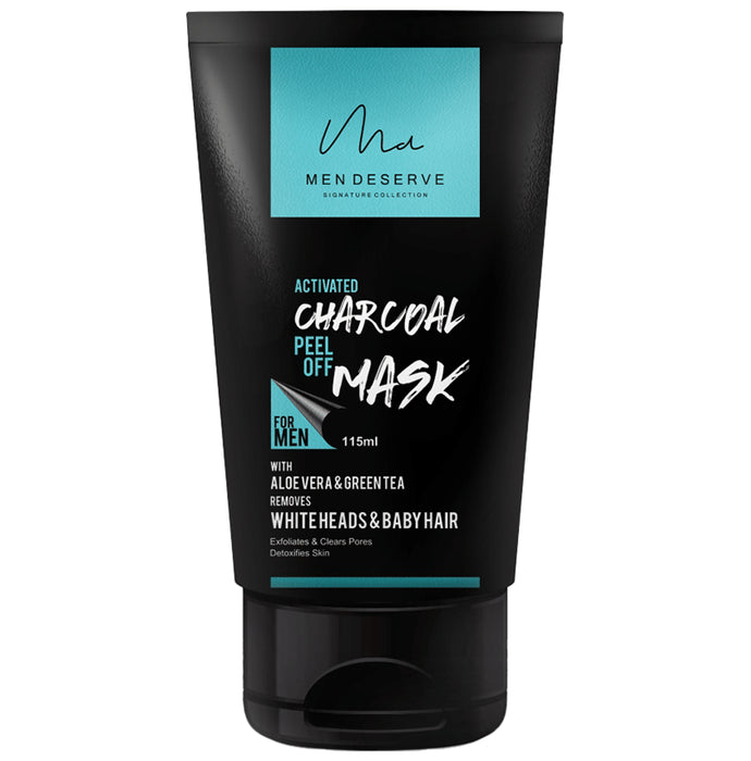 Men Deserve Activated Charcoal Peel Off Mask - Classic Derma