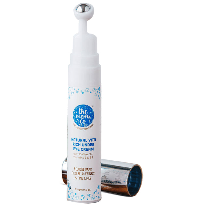 The Moms Co. Natural Vita Rich Under Eye Cream | Paraben & Silicone-Free - Classic Derma
