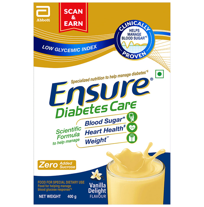 Ensure Diabetes Care Specialized Nutrition Drink Powder Vanilla Delight - Classic Derma