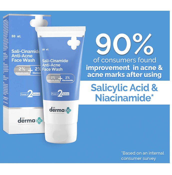 The Derma Co Sali Cinamide Anti Acne Face Wash