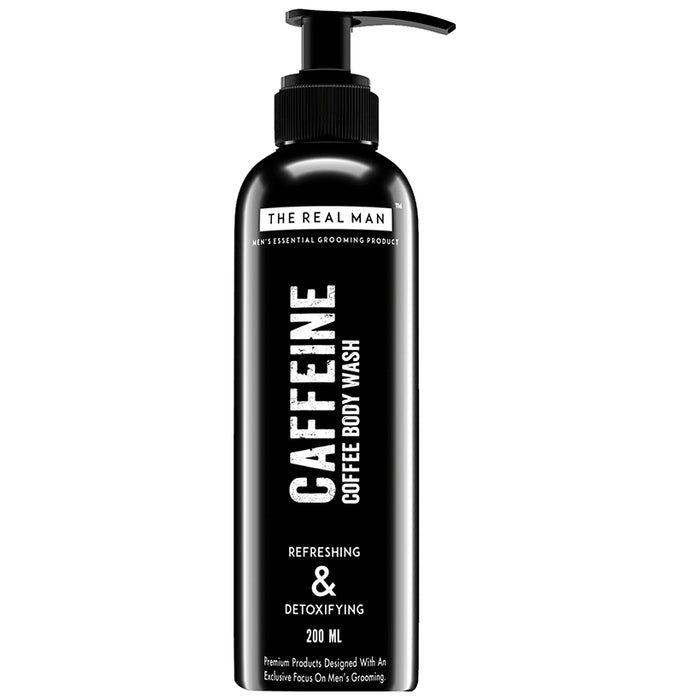 The Real Man Caffeine Coffee Body Wash - Classic Derma