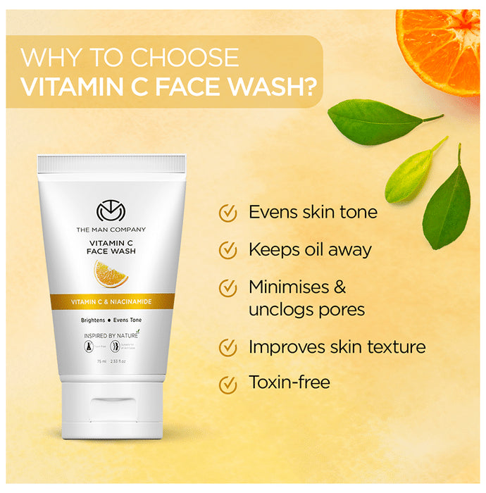 The Man Company Vitamin C & Niacinamide Face Wash