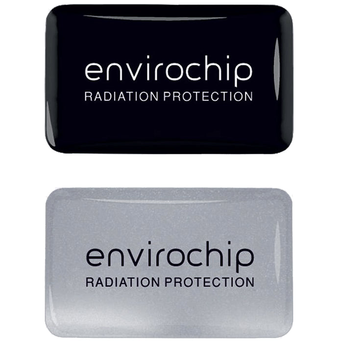 Envirochip Black & Silver Combo Pack of Clinically Tested Radiation Protection Chip for Mobile - Classic Derma