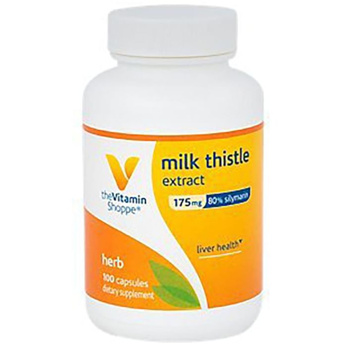 The Vitamin Shoppe Milk Thistle Extract 175mg Capsule - Classic Derma