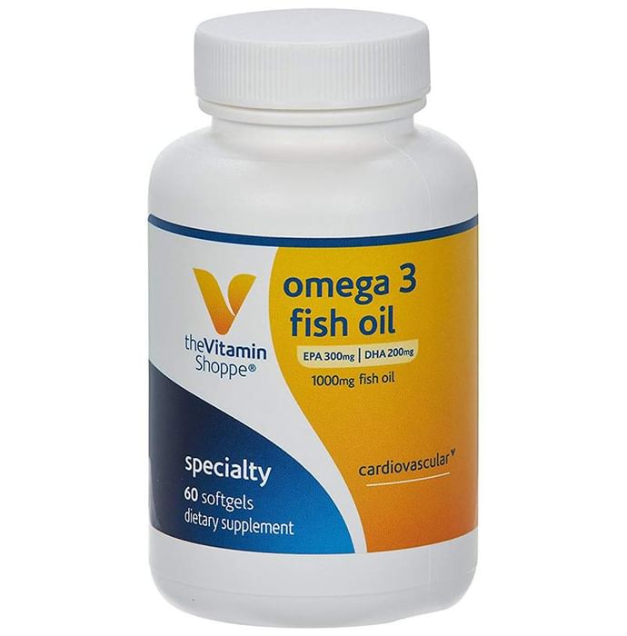 The Vitamin Shoppe Omega 3 Fish Oil Softgels - Classic Derma