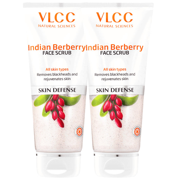 VLCC Indian Berberry Face Scrub (80gm Each) - Classic Derma