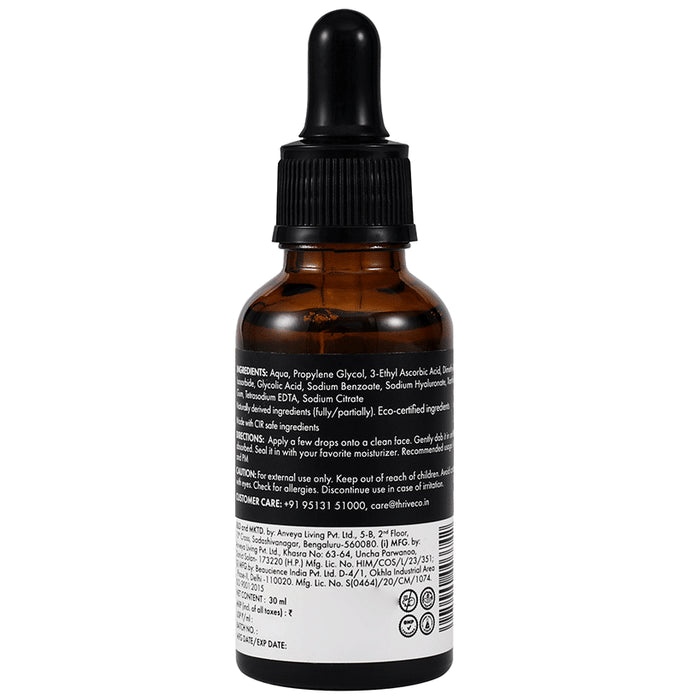 ThriveCo 10% Vitamin C + Hyaluronic Acid Serum