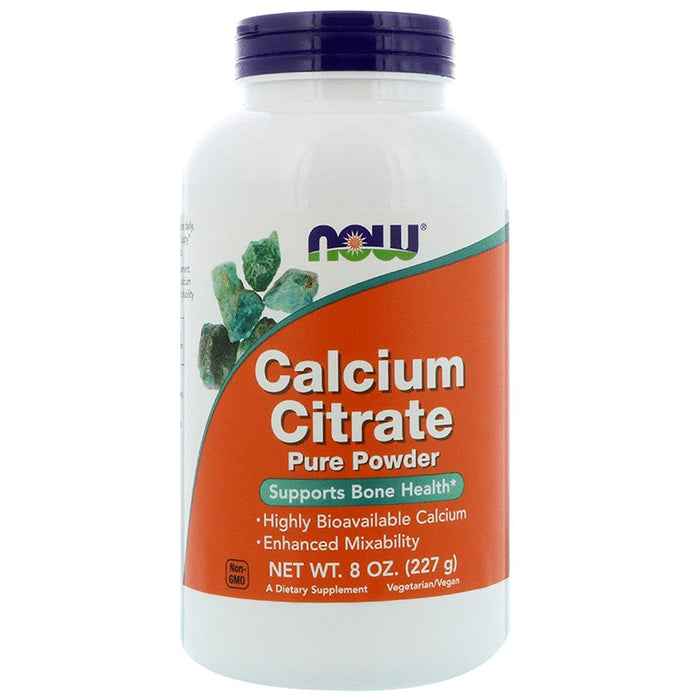 Now Foods Calcium Citrate Pure Powder - Classic Derma