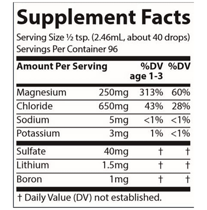 Trace Minerals Concentrace Trace Mineral Drop