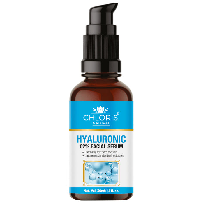 Chloris Natural Hyaluronic 2% Facial Serum - Classic Derma