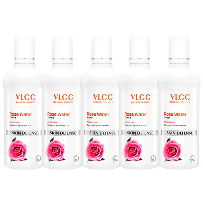 VLCC Skin Defense Rose Water Toner (100ml Each) - Classic Derma