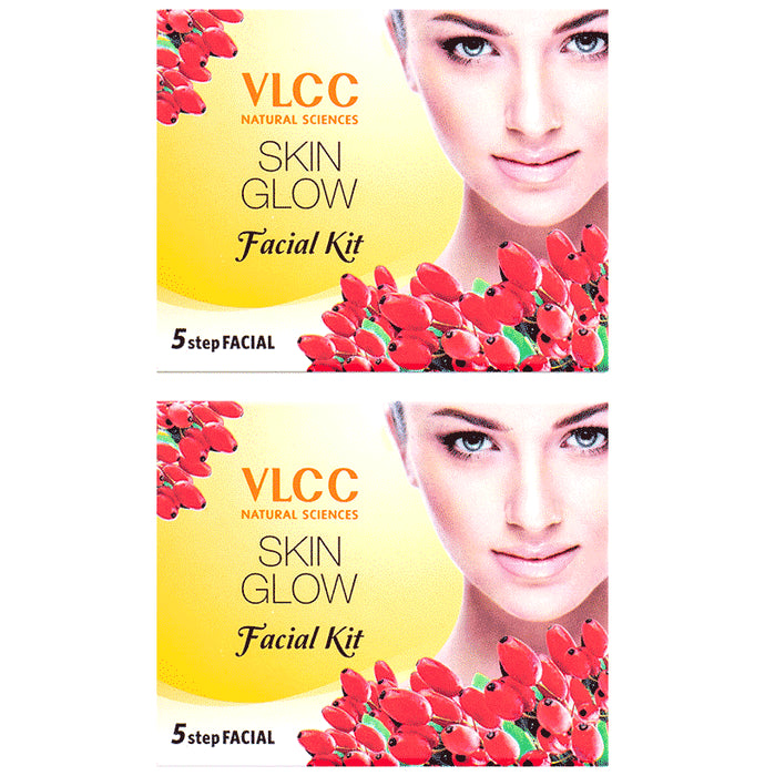 VLCC Skin Glow Facial Kit (25gm Each) - Classic Derma