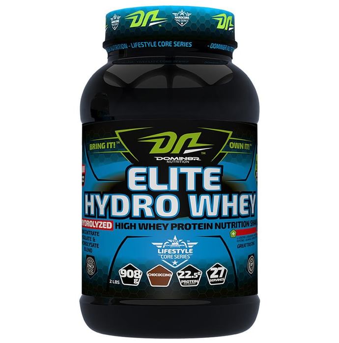 DOMIN8R Elite Hydro Whey Protein Powder Chococcino - Classic Derma